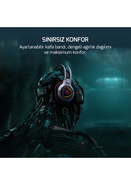 Ranger Siyah 7.1 Rgb Gamıng Kulaklık