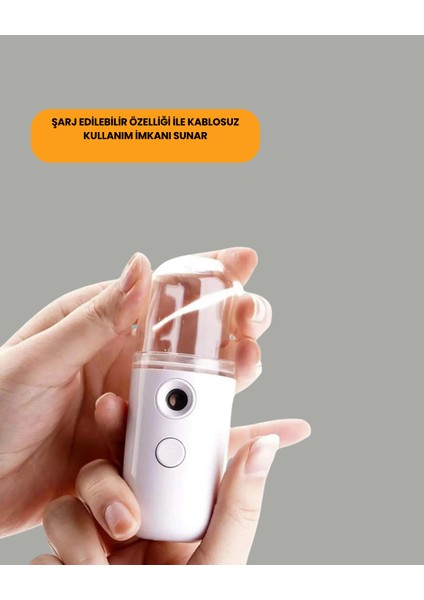 Mini Şarjlı Buhar Nemlendirici – Taşınabilir Enerji Tasarruflu Kablosuz Kullan - MCT1425-6256 fırsatları