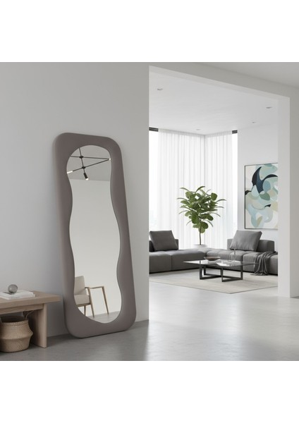 Pera Dalgalı Çerçeveli 170X65 cm Oval Boy Aynası modelleri