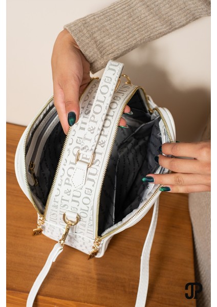 Orijinal Just Polo Collection Lüks Yumuşak Deri Ayarlanabilir Çapraz Askılı Şık El ve Omuz Çantası indirimleri