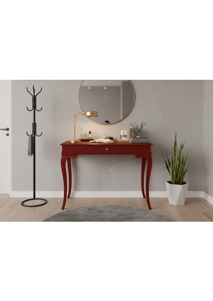 120 cm Masif Rustik Bordo Dresuar