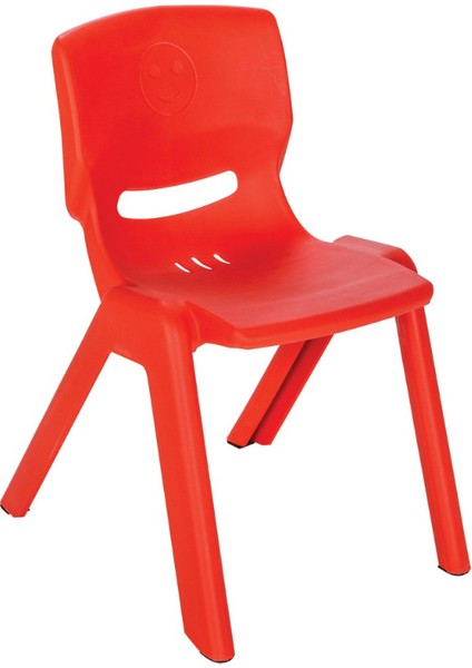 Pilsan Happy Plastik Sağlam Çocuk Anaokulu Öğrenci Sandalyesi Kırmızı fiyatları