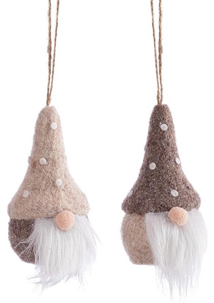 Yılbaşı Süsü Jimmie Noel Baba 2li H12,5CM