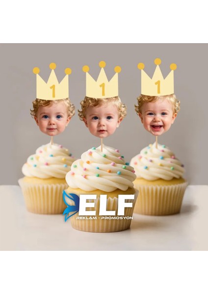 Fotoğraflı Kürdan Süsler 10 Adet