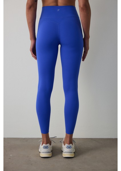 Saks Mavisi Hafif Destek Yüksek Bel Light Soft Tayt fırsatları