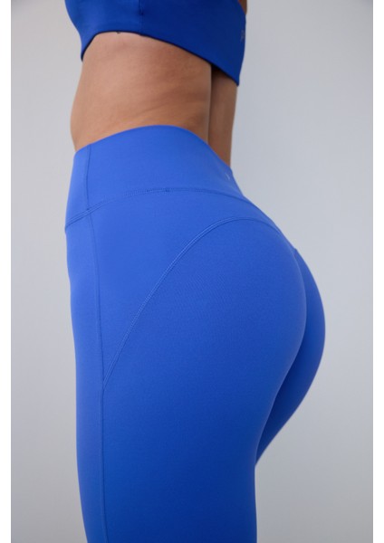 Saks Mavisi Hafif Destek Yüksek Bel Light Soft Tayt indirimleri