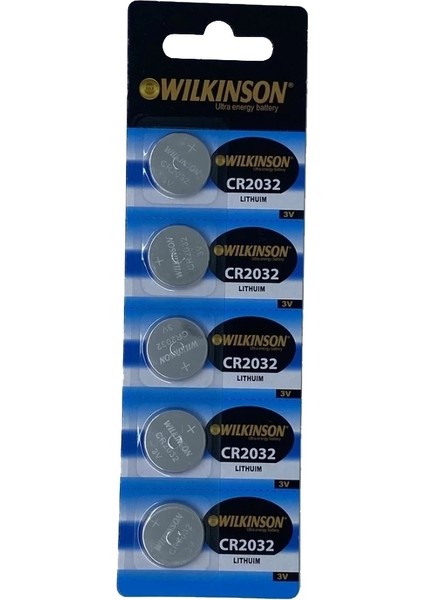 Buğz Wılkınson 2032 3V Lityum Düğme Pil 5'li Paket