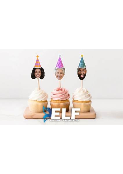 Doğum Günü Kürdan Süsü Cupcake Süs ( 10 Adet ) fırsatları