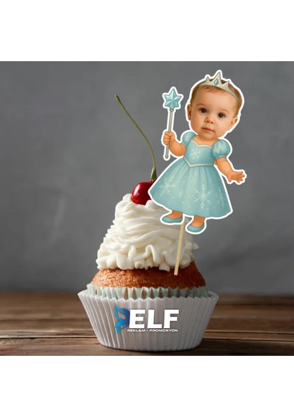 Prenses Kürdan Süs Cupcake Süs ( 10ADET) modelleri