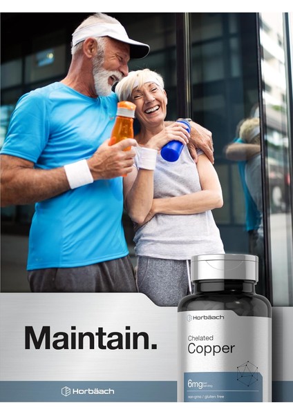 Horbäach Chelated Copper Bakır Trace Mineral 6 Mg 300 Tablet fiyatları