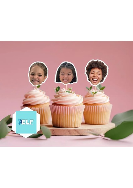 Kişiye Özel Pasta Süsü (10 Adet)