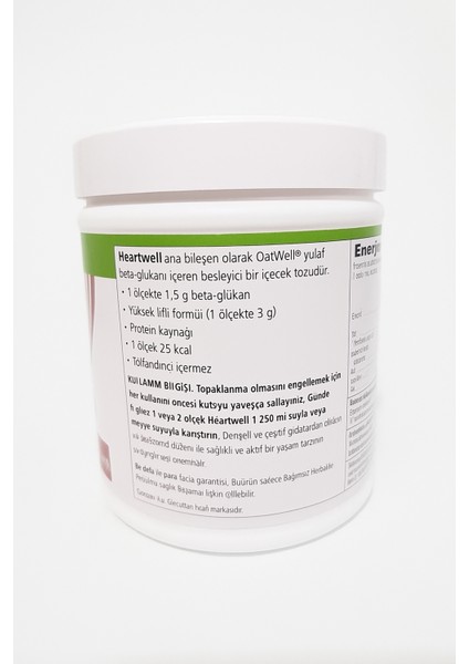 Herbalıfe Heartwell Yulaf Beta Glukanı Içeren Toz Karışımı Vanilya Aromalı modelleri