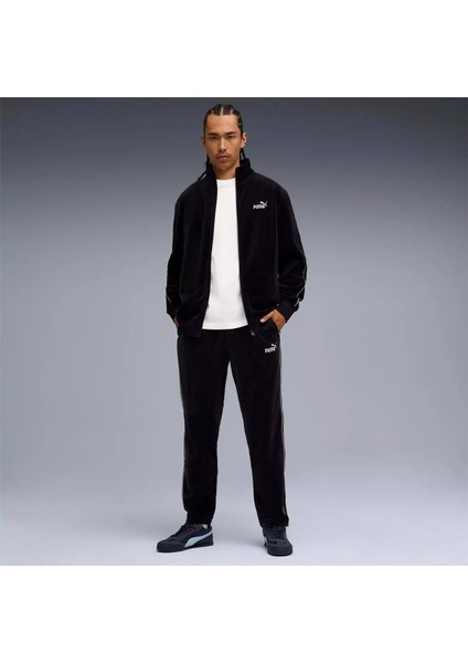 689117 16 Ess Elevated Velour Erkek Kadife Eşofman Altı