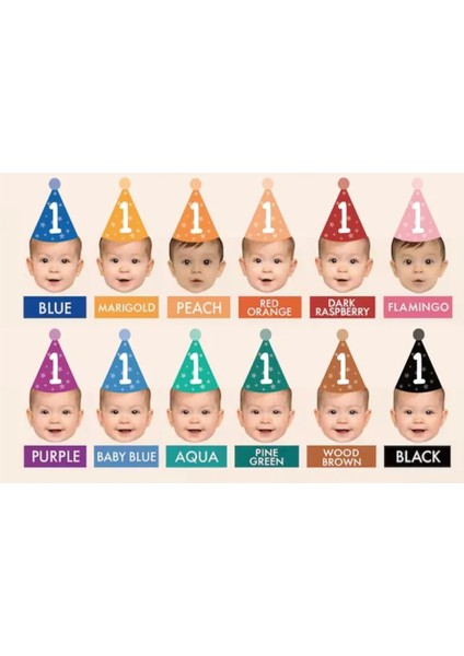 Doğum Günü Kürdan Süs Cupcake Süs Kişiye Özel ( 10 Adet) fiyatları