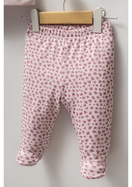 %100 Pamuk Sevimli Sepetteki Ördek Desenli 5 Parça Yenidoğan Hastane Çıkışı Zıbın Seti BBTF.APMB.20219.29 fırsatları