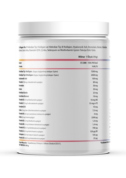 Collagen No1 500gr modelleri