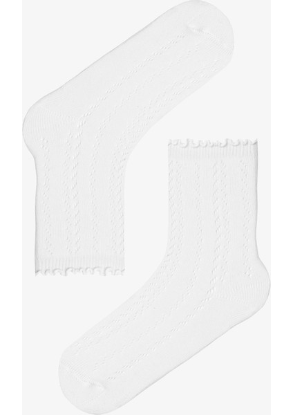 3 Çift Pamuklu Fırfırlı Soket Çorap fiyatları