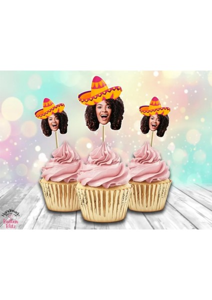 Cupcake Süsü Kürdanlı 10 Adet modelleri