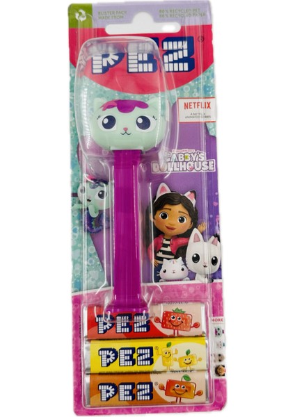 Gabby Dollhouse Pez Şeker Adam Oyuncak Şekerleme 1 Oyuncak 3 Yedek Şeker indirimleri
