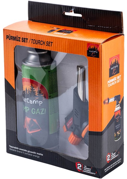 Profesyonel Pürmüz Çakmak Seti (227 gr Kartuşlu)