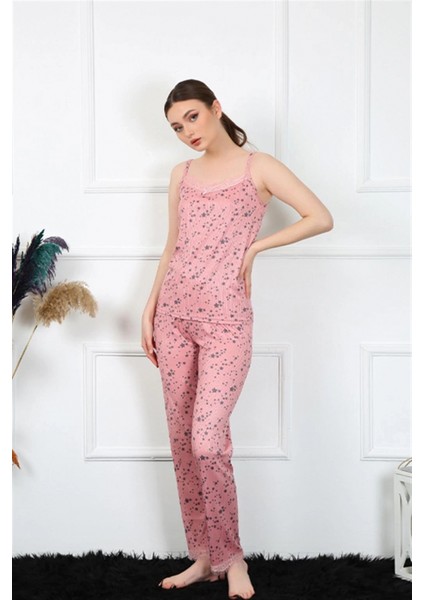 - Kadın Ip Askılı Pudra Pijama Takım modelleri