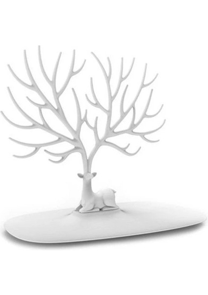 Eğitici Oyuncak Beyaz Geyik Tasarımlı Takı Mücevher Standı fiyatları