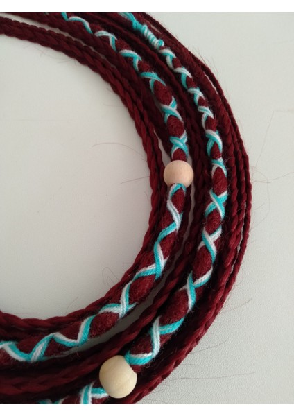 Ikili Kızıl Renkli Rasta Örgü Saç Tokası modelleri