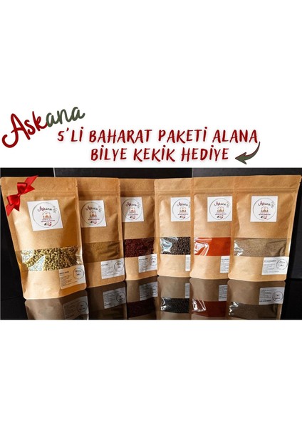 5'li Baharat Paketi-B.kekik Hediyeli(Toz Karabiber, Tane Karabiber,a.pulbiber, T.tozbiber, Kimyon)