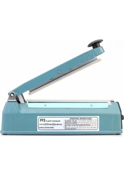FS-300 Metal Gövdeli Kullanımı Kolay Poşet Ağzı Kapama Yapıştırma Makinası (30CM) Impulse