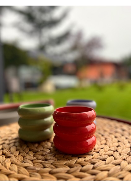 Seramik Kulpsuz Mug- Kiremit