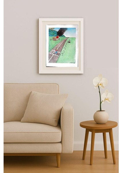 Zhang Jia Xue 35X25CM Orijinal Karikatür Tablo indirimleri