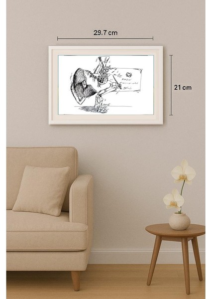 Ehsan Tasviehchi 29X21CM Orijinal Karikatür Tablo indirimleri