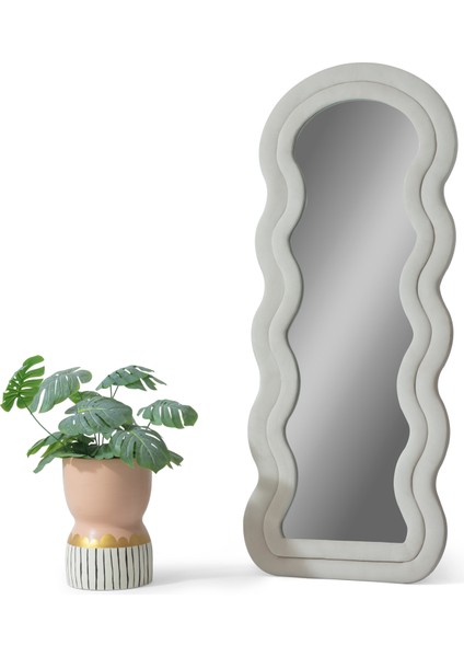 Mia Dalgalı Çerçeveli 170X65 cm Oval Boy Aynası modelleri