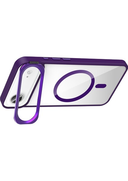 Apple iPhone 17 Air Kılıf Standlı ve Kamera Lens Hediyeli M-Safe Şarj Özellikli Zore Etro Kapak fiyatları