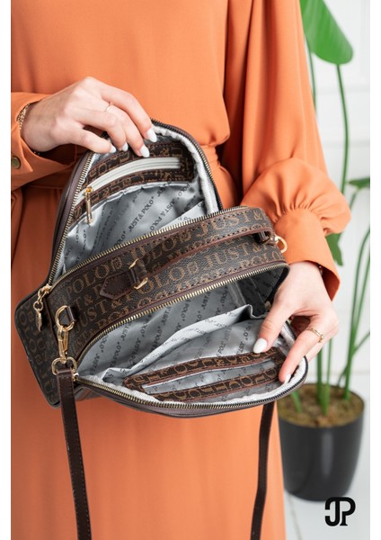 Orijinal Just Polo Collection Lüks Yumuşak Deri Ayarlanabilir Çapraz Askılı Şık El ve Omuz Çantası indirimleri