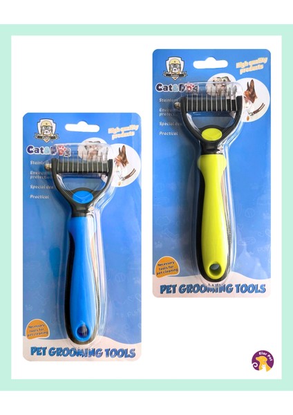 Çift Taraflı Metal Dişli Kedi ve Köpek Tüy Topak Açıcı Bakım Tarağı fiyatları