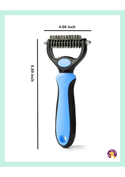 Çift Taraflı Metal Dişli Kedi ve Köpek Tüy Topak Açıcı Bakım Tarağı fırsatları