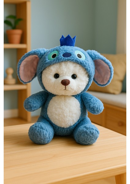 Hughua Sevimli Teddy Bear - Yumuşak Dokulu Hediyelik Ayıcık - Çıkarılabilir Stitch Şapkası ile fiyatları