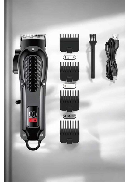 Sıfır Tıraş Makinesi Dijital Göstergeli Paslanmaz Çelik Bıçaklı Taşınabil - MCT6850-9768 modelleri