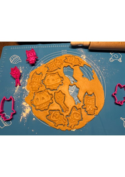 Gabby Doll House Temalı Kurabiye Kalıbı, Oyun Hamuru Kalıbı Seti indirimleri