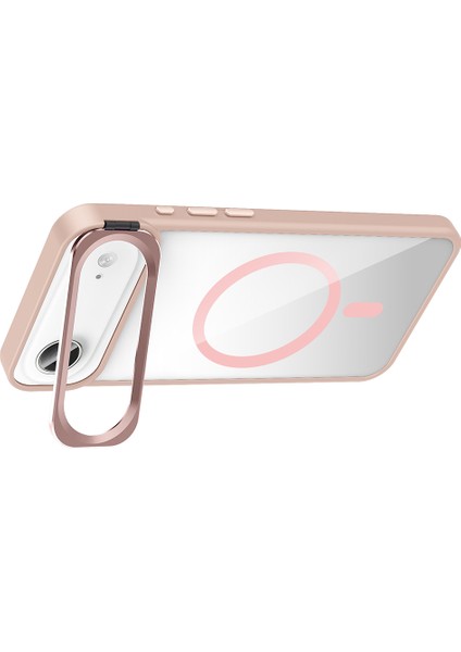 Apple iPhone 17 Air Kılıf Standlı ve Kamera Lens Hediyeli M-Safe Şarj Özellikli Zore Etro Kapak fiyatları