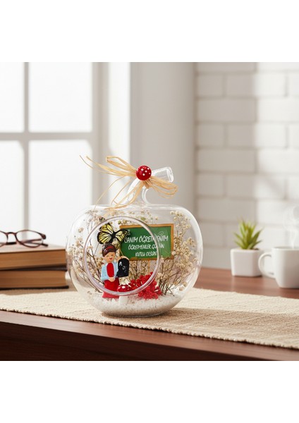 Mini Elma Teraryum - Öğretmenler Günü Hediyesi fırsatları