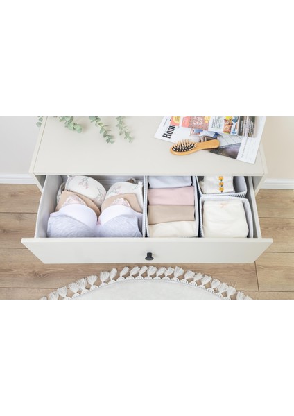 Çekmece Düzenleyici Set – 4’lü Gri Organizer Kutular (Gri) indirimleri