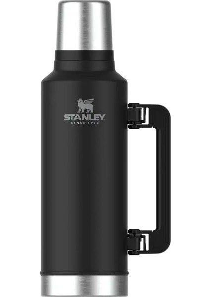 Klasik Vakumlu Paslanmaz Çelik Termos 1.9 Lt Siyah