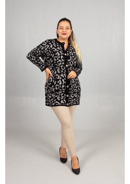 Konfor ve Şıklığı Birleştiren Leopar Desenli Triko Tunik