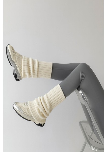 4 Adet Basic Kalın Pamuk Karışımlı Tozluk