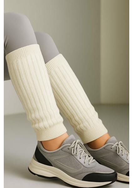 4 Adet Basic Kalın Pamuk Karışımlı Tozluk