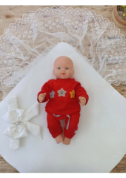 Yenidoğan Sahra My Prince Nakışlı Lüks Kundak Bebek Battaniyesi Ekru modelleri