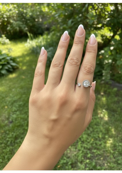 Stres Yüzüğü Silver Renk (Üzerindeki Figür Dönmektedir)