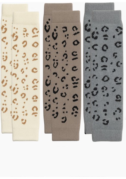 3 Adet Basic Pamuk Içerikli Desenli Tozluk